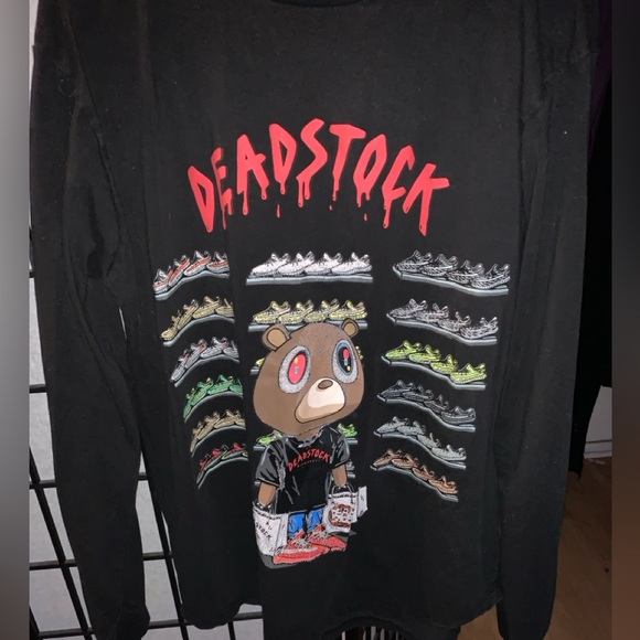 dead stock Tops - Rare deadstock kanye graduation bear sneaker long sleeve ye yeezy